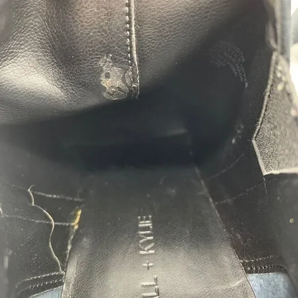 KENDALL+KYLIE Suede Madison Winged Stiletto Heeled Boots Size 8.5 - Picture 15 of 15